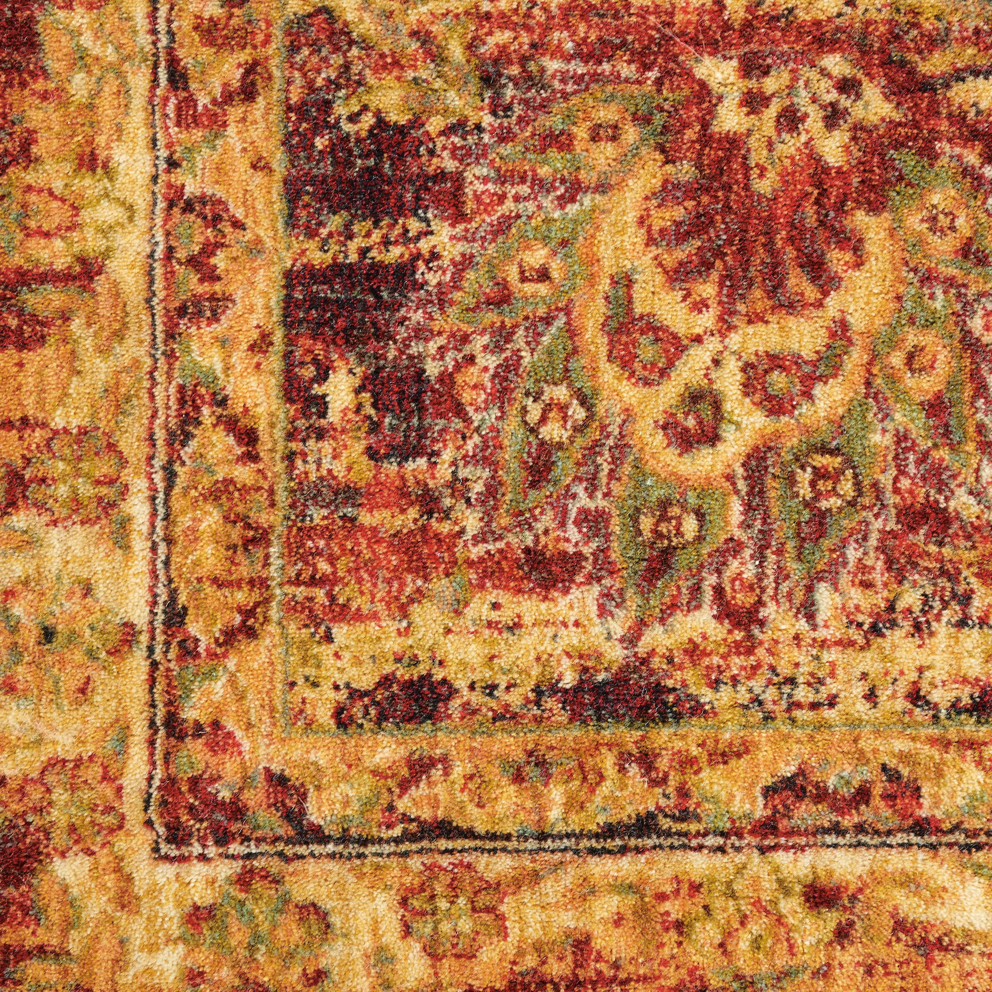 Nourison Jewel JEL01 Cream Red Area Rug - Image 4
