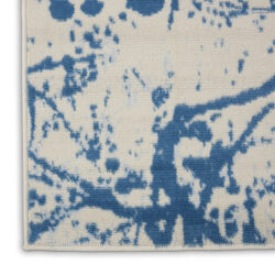 Alternative view of Nourison Jubilant JUB12 Ivory Blue Area Rug