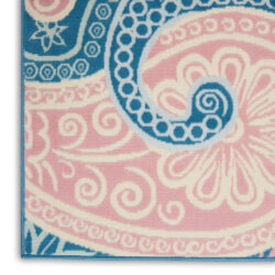 Alternative view of Nourison Jubilant JUB13 Blue Area Rug