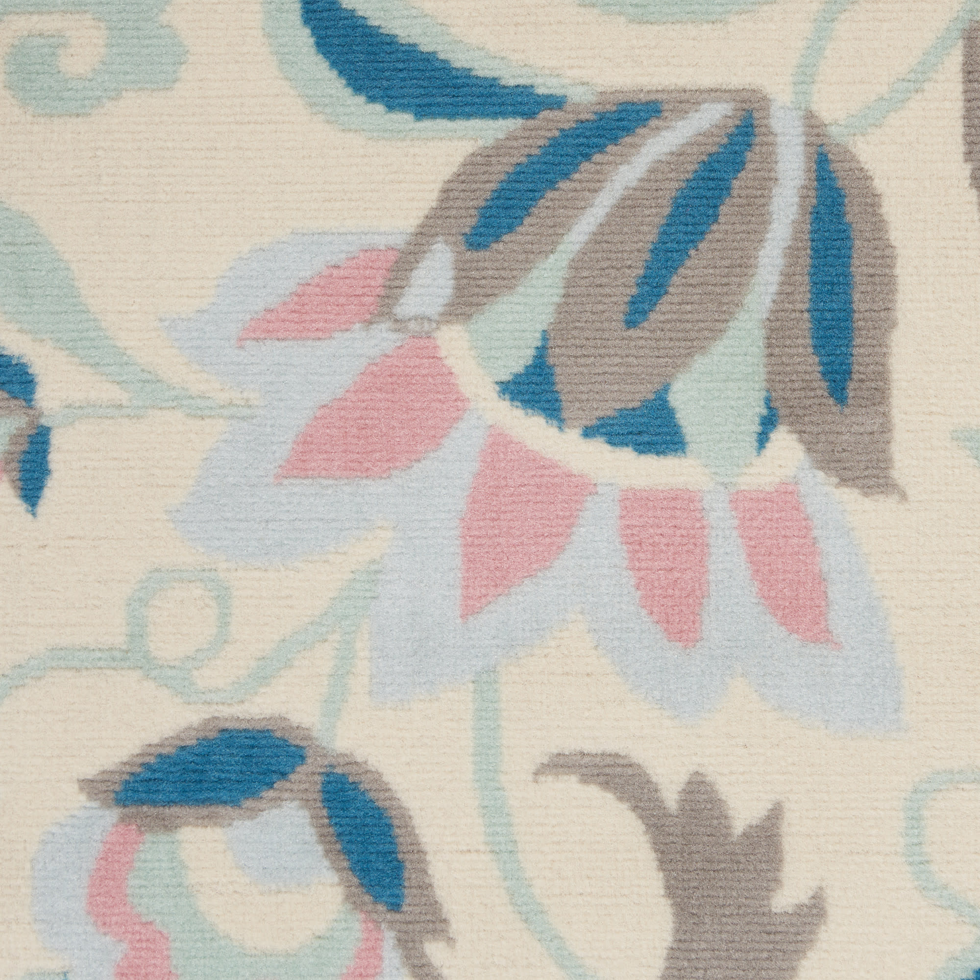 Nourison Jubilant JUB15 Ivory/Multicolor Area Rug - Image 4