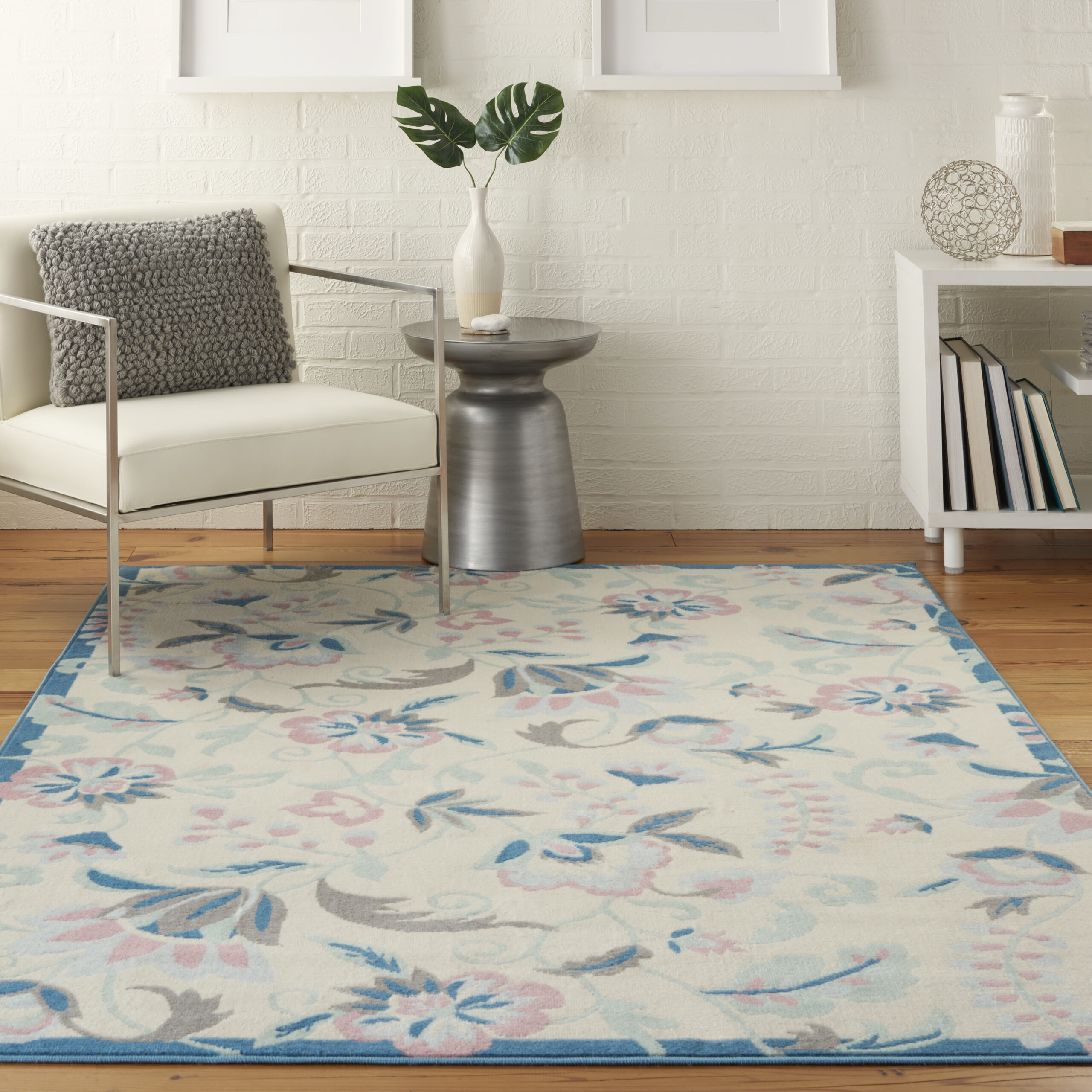 Nourison Jubilant JUB15 Ivory/Multicolor Area Rug - Image 5