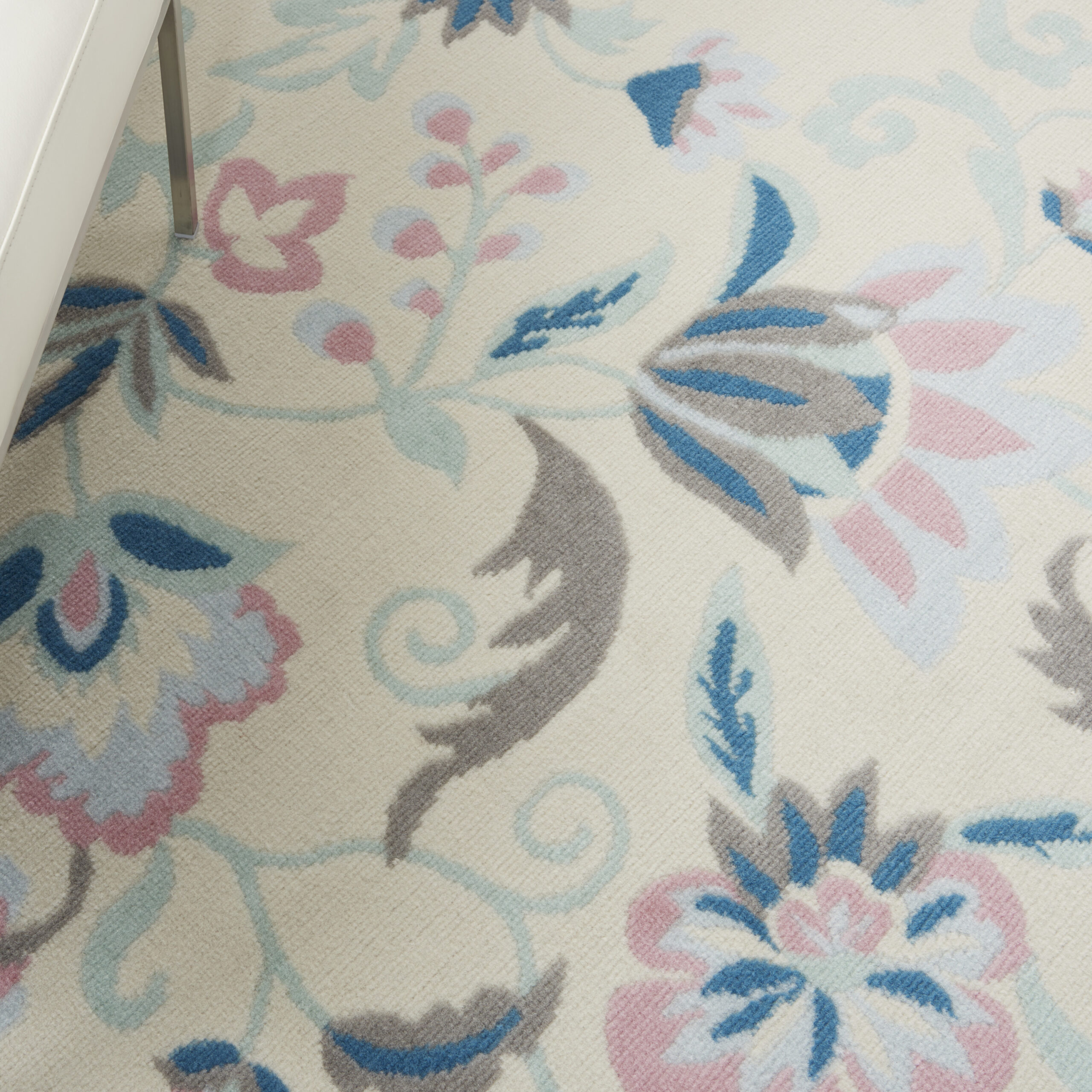 Nourison Jubilant JUB15 Ivory/Multicolor Area Rug - Image 6