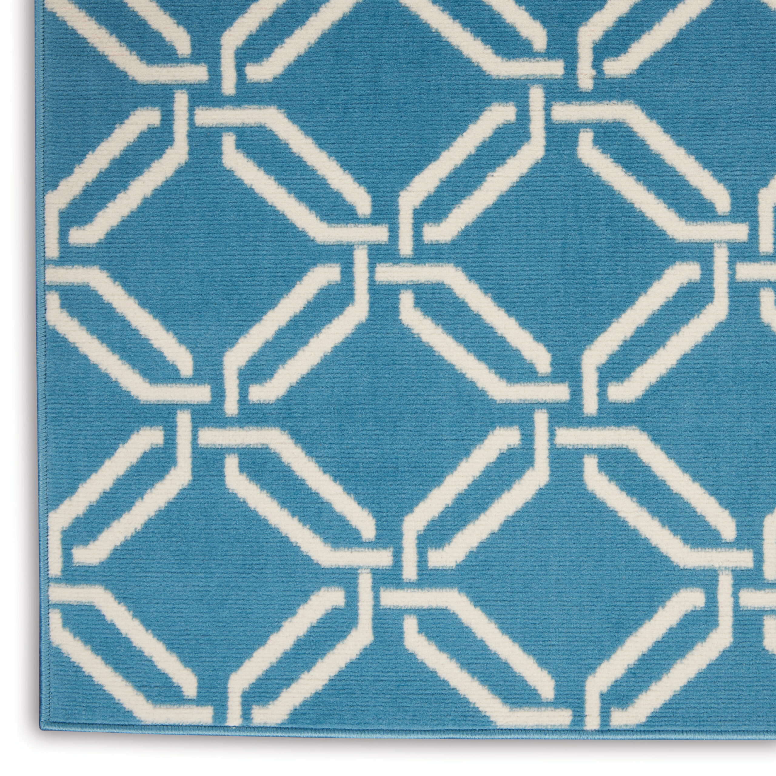 Nourison Jubilant JUB17 Blue Area Rug - Image 2