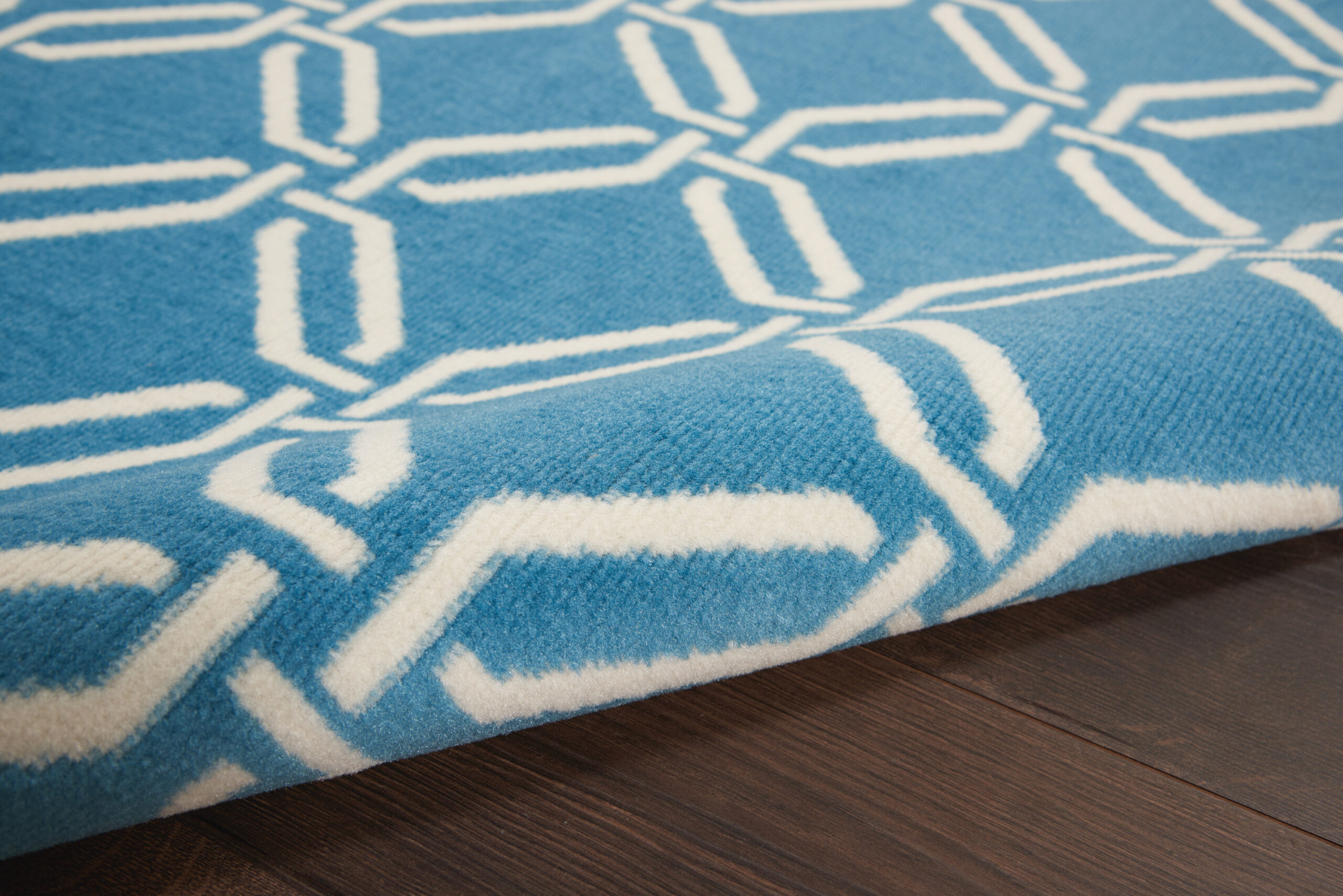 Nourison Jubilant JUB17 Blue Area Rug - Image 3