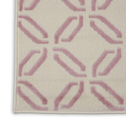 Alternative view of Nourison Jubilant JUB17 Ivory Pink Area Rug