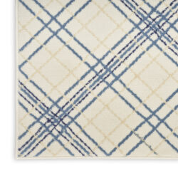 Alternative view of Nourison Jubilant JUB20 Ivory Navy Area Rug
