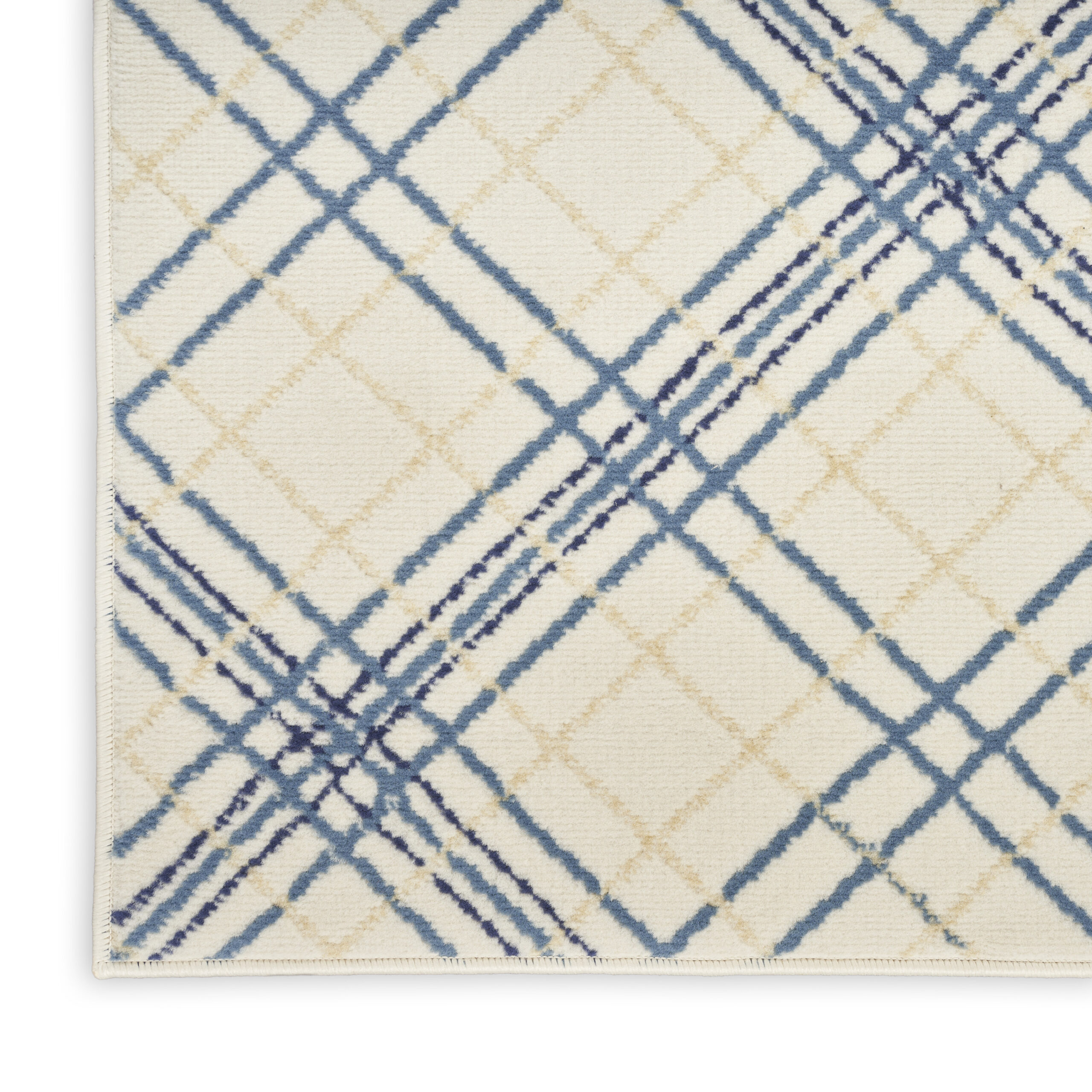 Nourison Jubilant JUB20 Ivory Navy Area Rug - Image 2