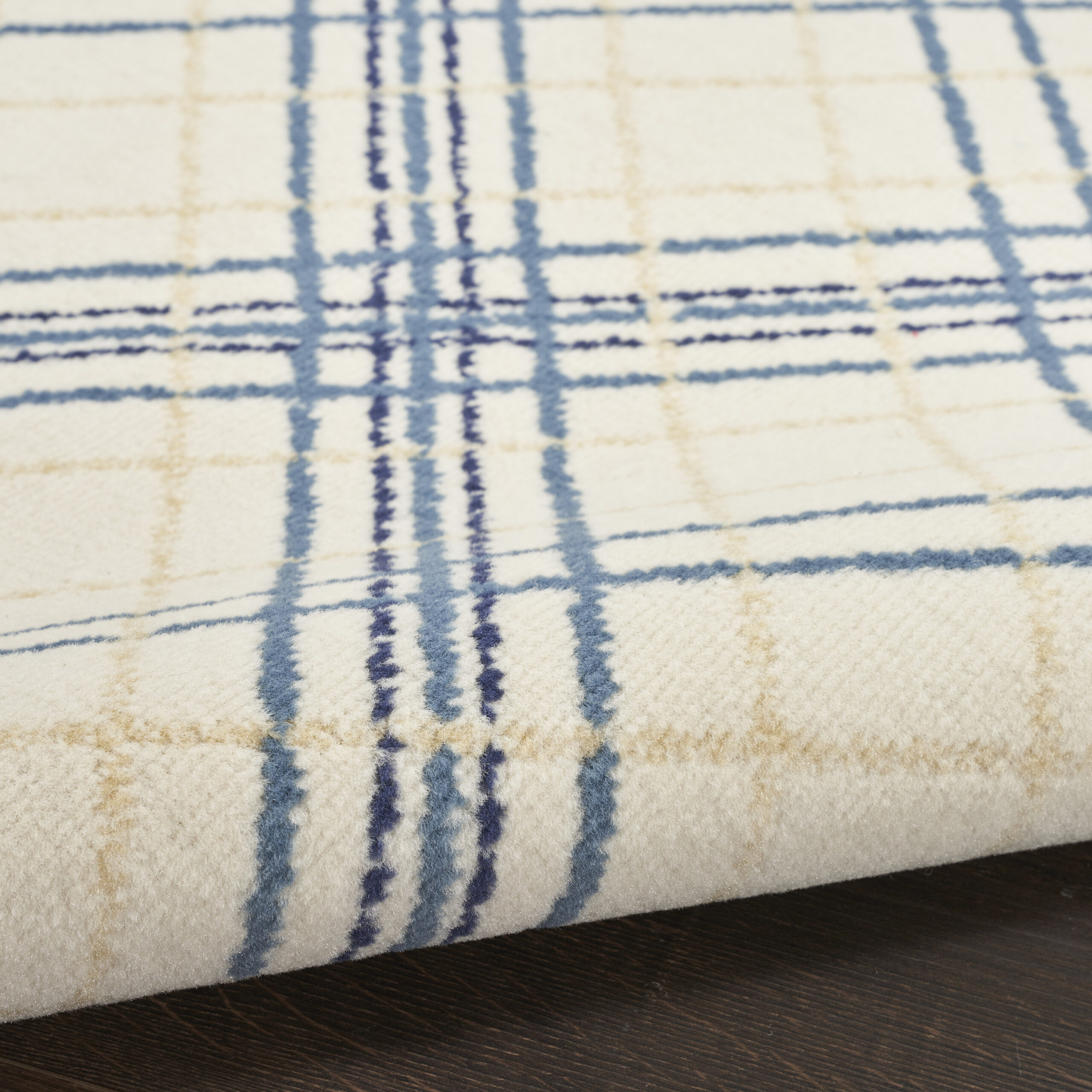 Nourison Jubilant JUB20 Ivory Navy Area Rug - Image 3
