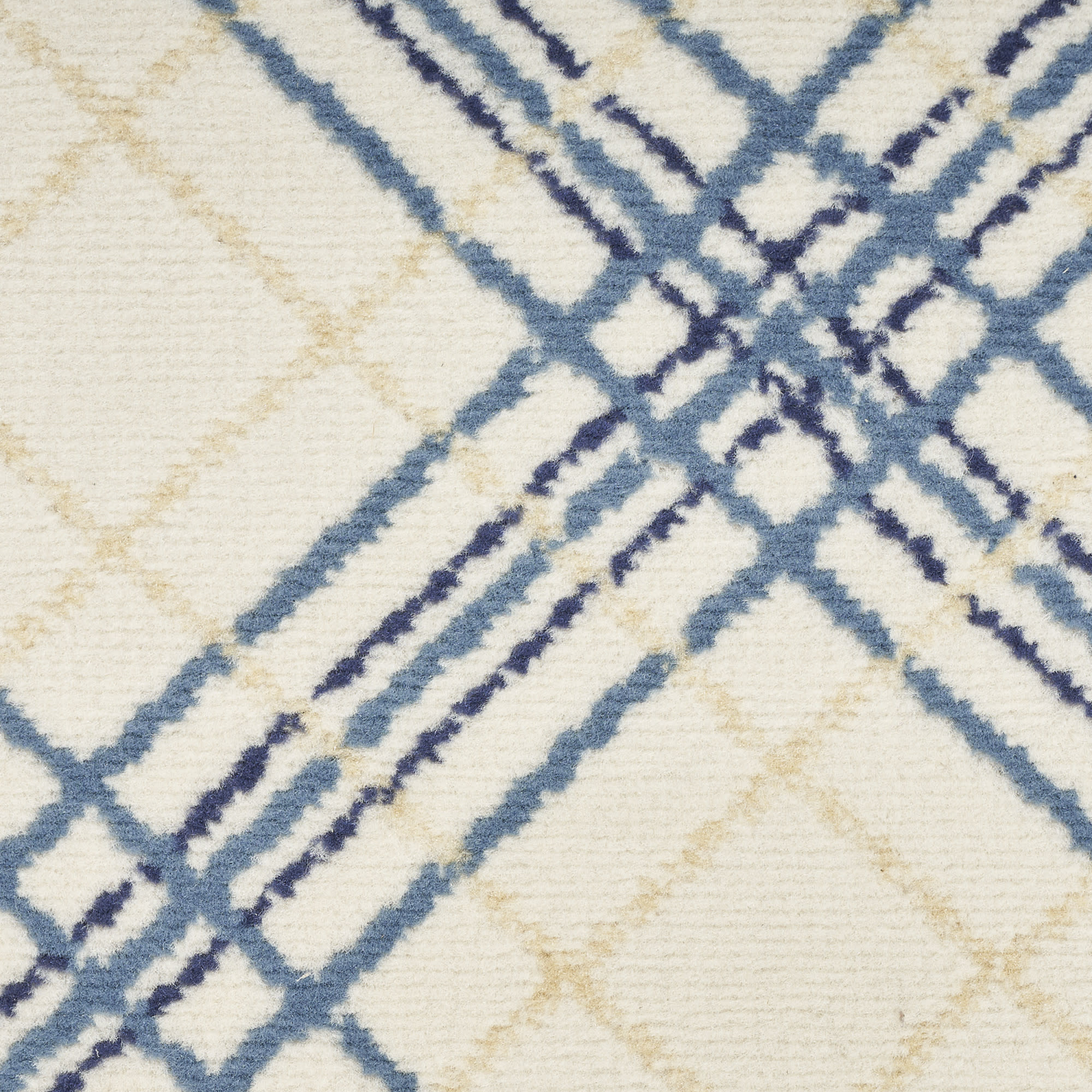 Nourison Jubilant JUB20 Ivory Navy Area Rug - Image 4