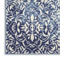Alternative view of Nourison Jubilant JUB21 Navy Ivory Area Rug