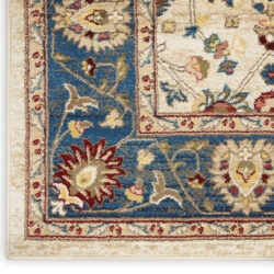 Alternative view of Nourison Karisma KAR01 Ivory Blue Area Rug