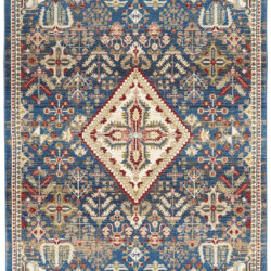 Nourison Karisma KAR02 Blue Ivory Area Rug