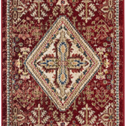 Nourison Karisma KAR02 Brick Ivory Area Rug