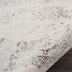 Alternative view of Nourison Silver Screen KI344 Ivory/Grey Area Rug