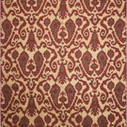 Nourison Kindred KIN09 Ivory/Red Area Rug