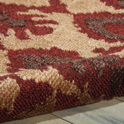 Alternative view of Nourison Kindred KIN09 Ivory/Red Area Rug