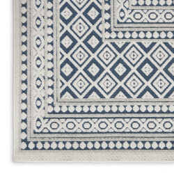 Alternative view of Nourison Key Largo KLG02 Blue Area Rug