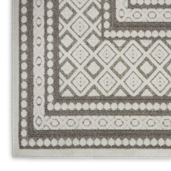 Alternative view of Nourison Key Largo KLG02 Light Grey Area Rug