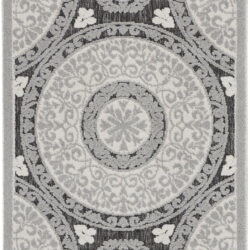 Nourison Key Largo KLG03 Grey Area Rug