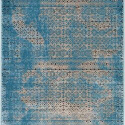 Nourison Karma KRM01 Blue Area Rug