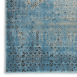 Alternative view of Nourison Karma KRM01 Blue Area Rug