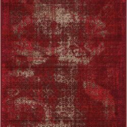 Nourison Karma KRM01 Red Area Rug