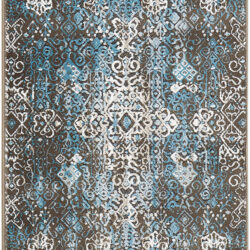 Nourison Karma KRM04 Blue Area Rug