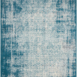 Nourison Karma KRM06 Ivory/Blue Area Rug