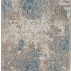 Nourison Karma KRM07 Ivory/Light Blue Area Rug