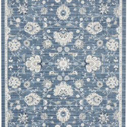 Nourison Lennox LEN01 Blue Ivory Area Rug