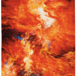 Nourison Le Reve LER05 Red Flame Area Rug