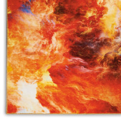 Alternative view of Nourison Le Reve LER05 Red Flame Area Rug
