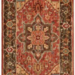 Nourison Living Treasures LI01 Rust Area Rug
