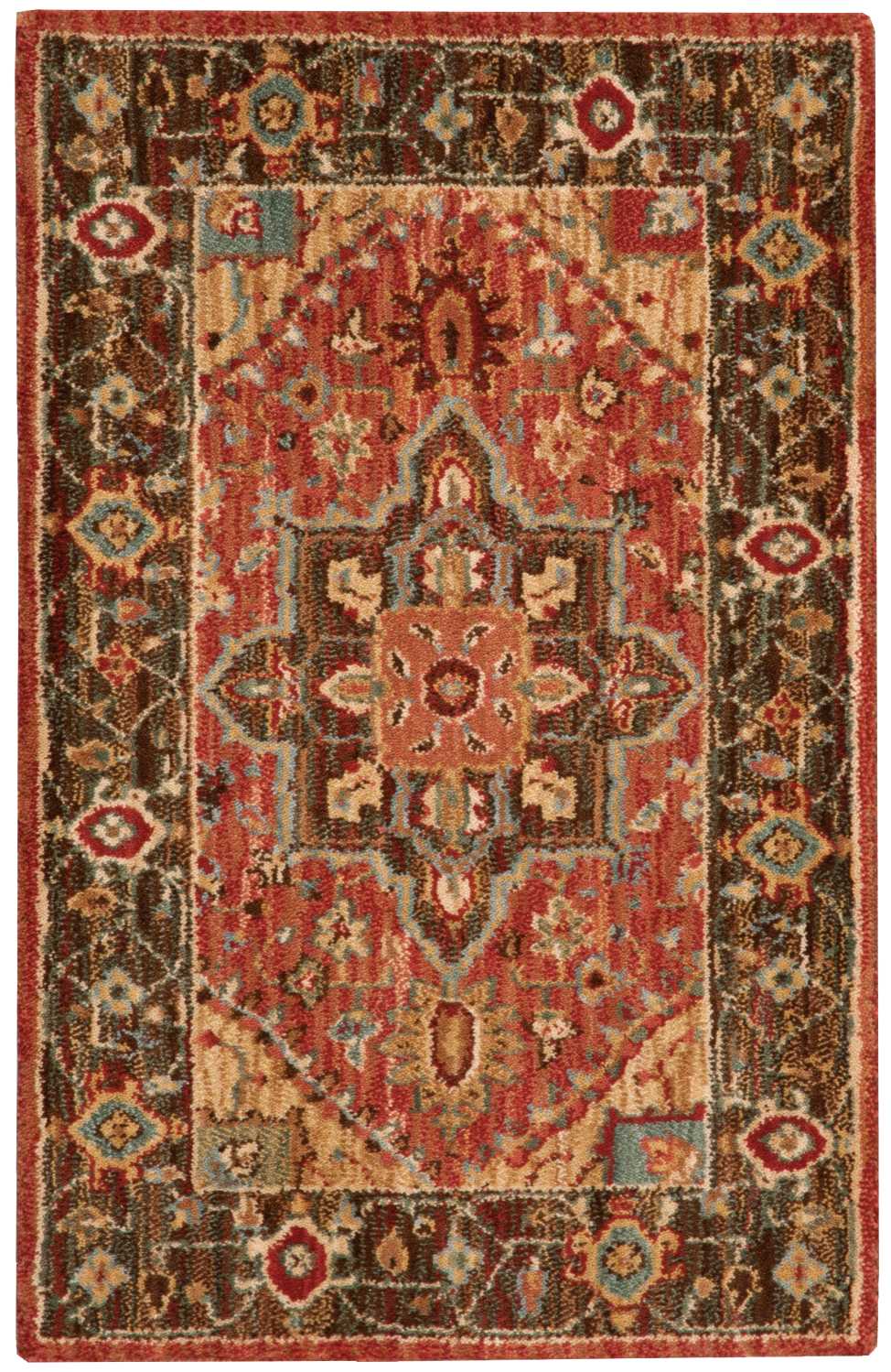Nourison Living Treasures LI01 Rust Area Rug