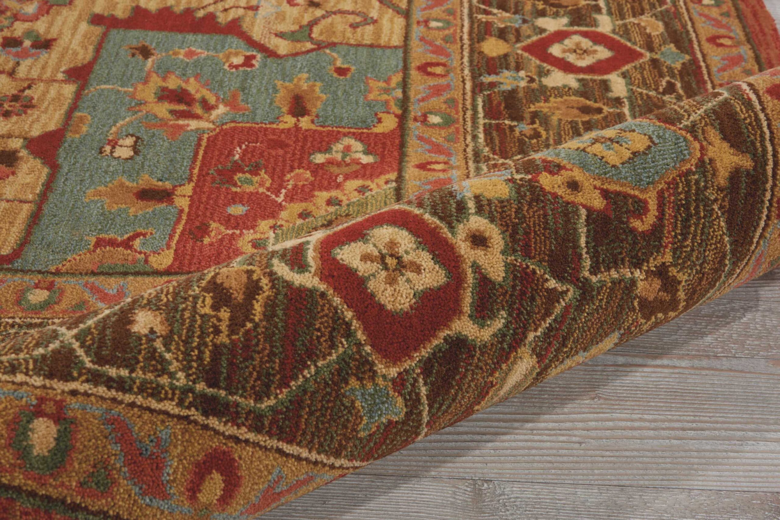 Nourison Living Treasures LI01 Rust Area Rug - Image 2