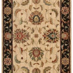 Nourison Living Treasures LI04 Ivory Black Area Rug