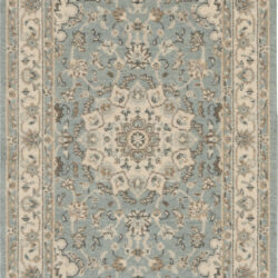 Nourison Living Treasures LI15 Aqua Ivory Area Rug