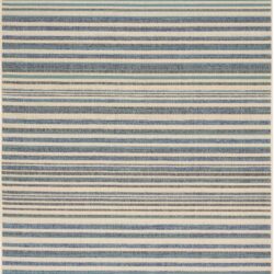 Barclay Butera Lido LID01 Blue Cream Area Rug