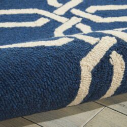 Alternative view of Nourison Linear LIN08 Navy Area Rug