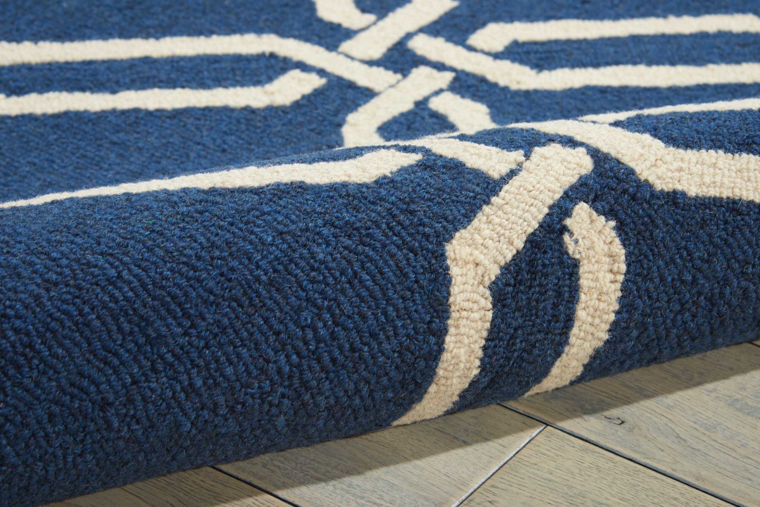 Nourison Linear LIN08 Navy Area Rug - Image 2