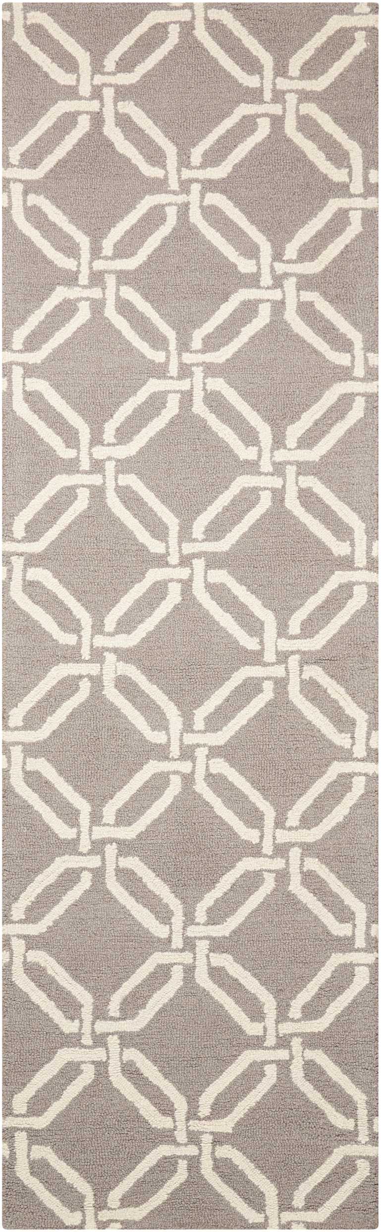 Nourison Linear LIN08 Silver Area Rug