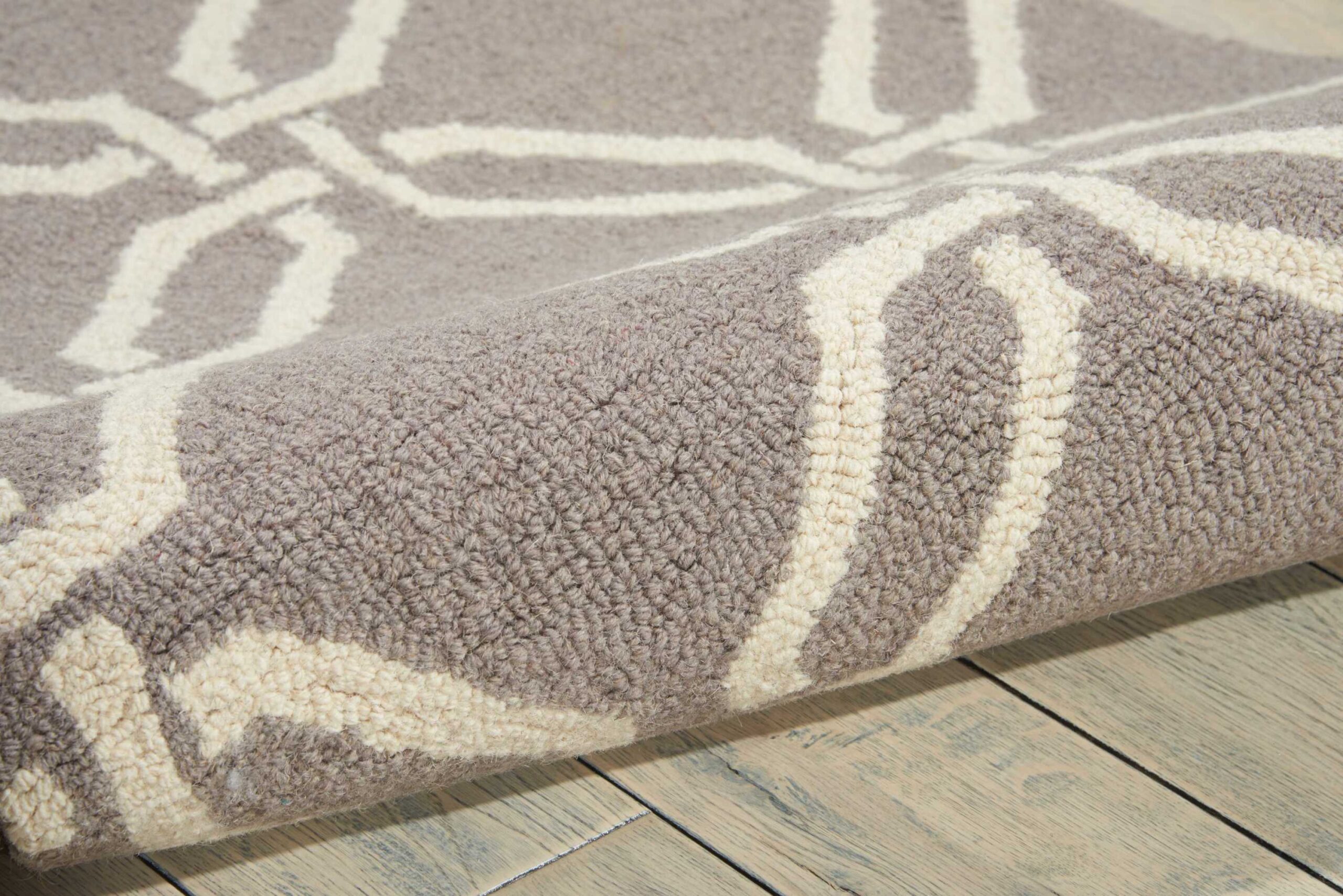 Nourison Linear LIN08 Silver Area Rug - Image 2