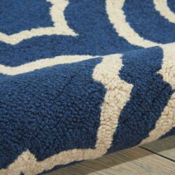 Alternative view of Nourison Linear LIN15 Navy Area Rug