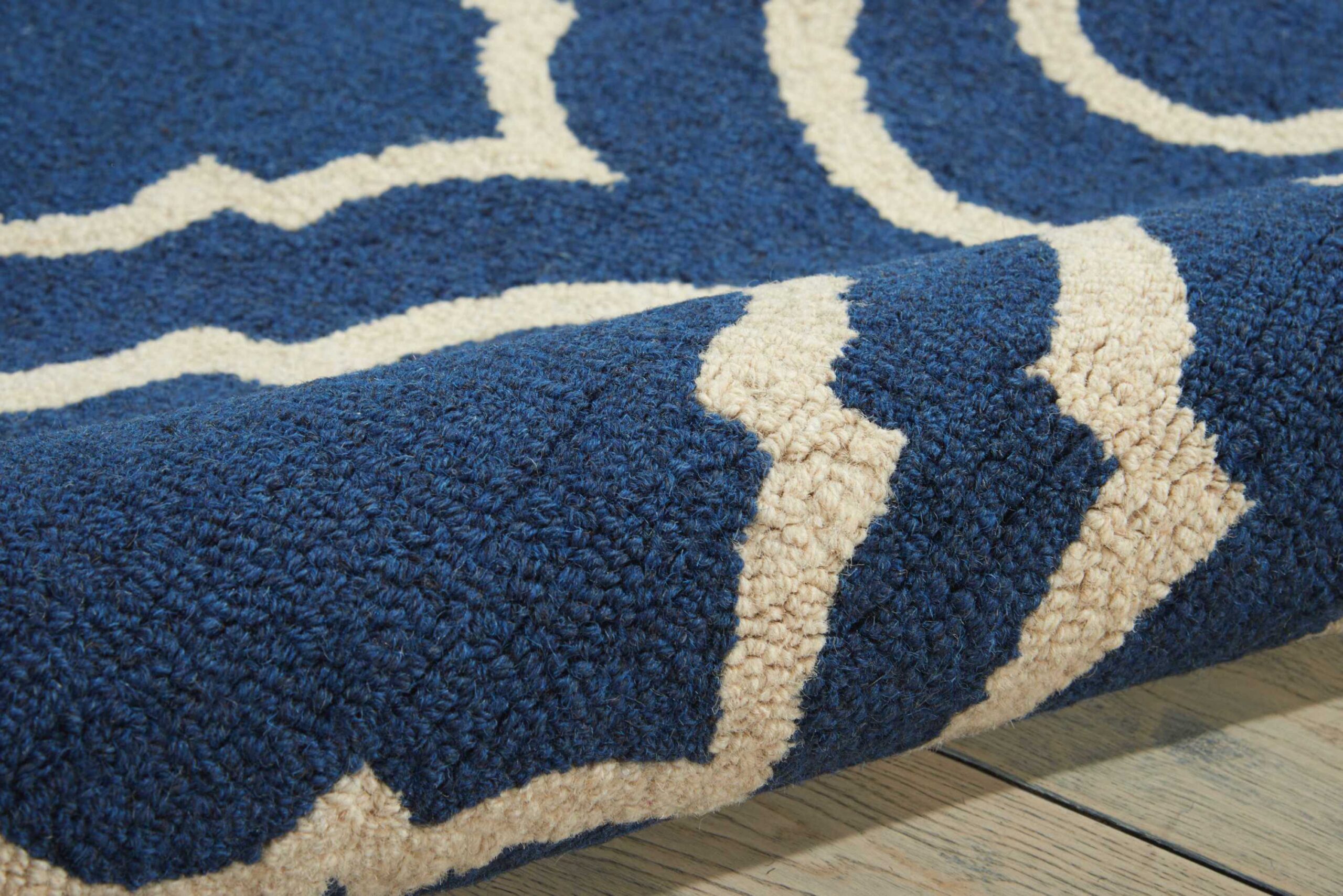 Nourison Linear LIN15 Navy Area Rug - Image 2