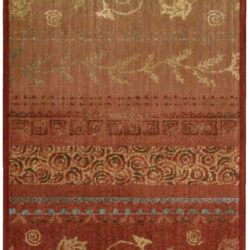 Nourison Radiant Impression LK02 Crimson Area Rug