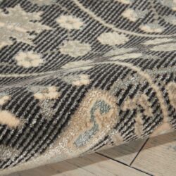 Alternative view of Nourison Luminance LUM08 Graphite Area Rug