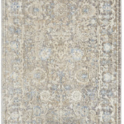 Nourison Lustrous Weave LUW01 Ivory Blue Area Rug