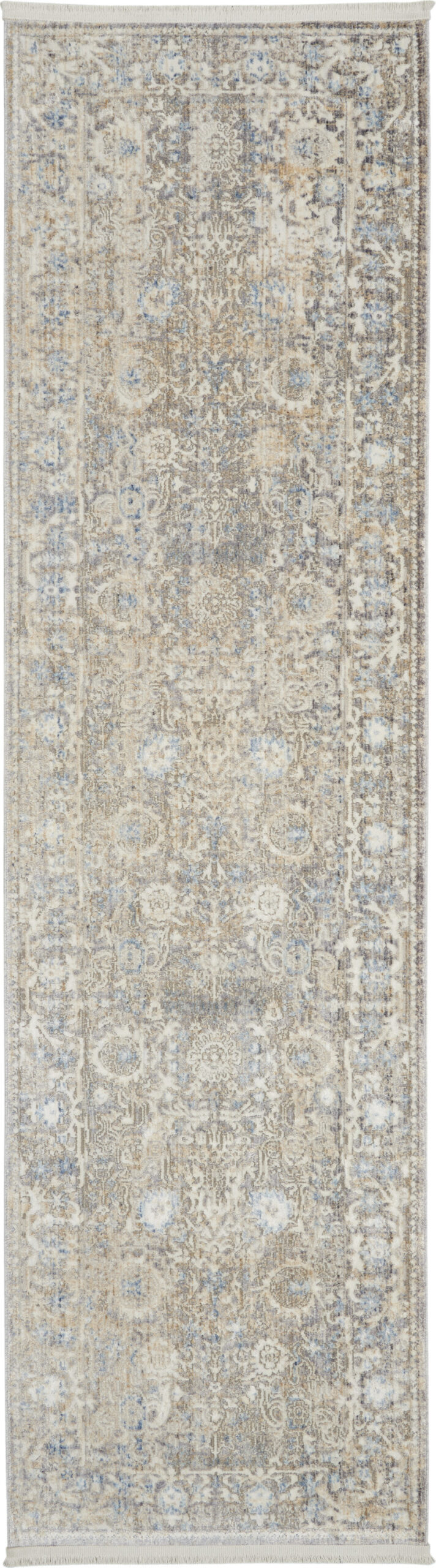 Nourison Lustrous Weave LUW01 Ivory Blue Area Rug