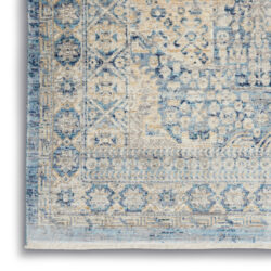 Alternative view of Nourison Lustrous Weave LUW02 Blue Ivory Area Rug