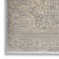 Alternative view of Nourison Lustrous Weave LUW02 Grey Beige Area Rug